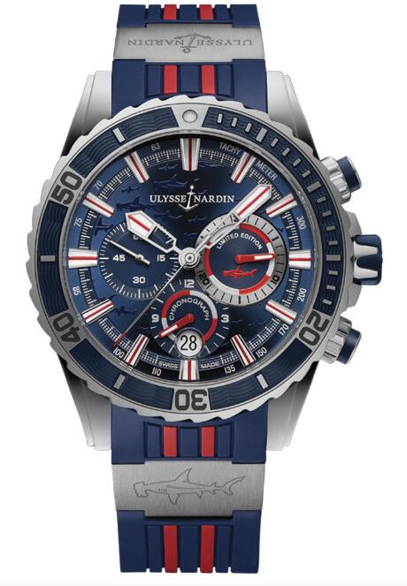 Review Best Ulysse Nardin Diver Chronograph 1503-151LE-3/93-HAMMER watches sale